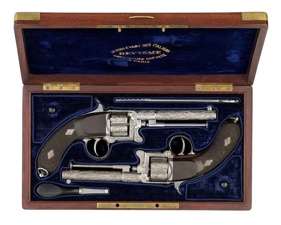 Skruvmejsel till revolvrar nr 9538-9539, Devisme, Paris ca 1865-1870.