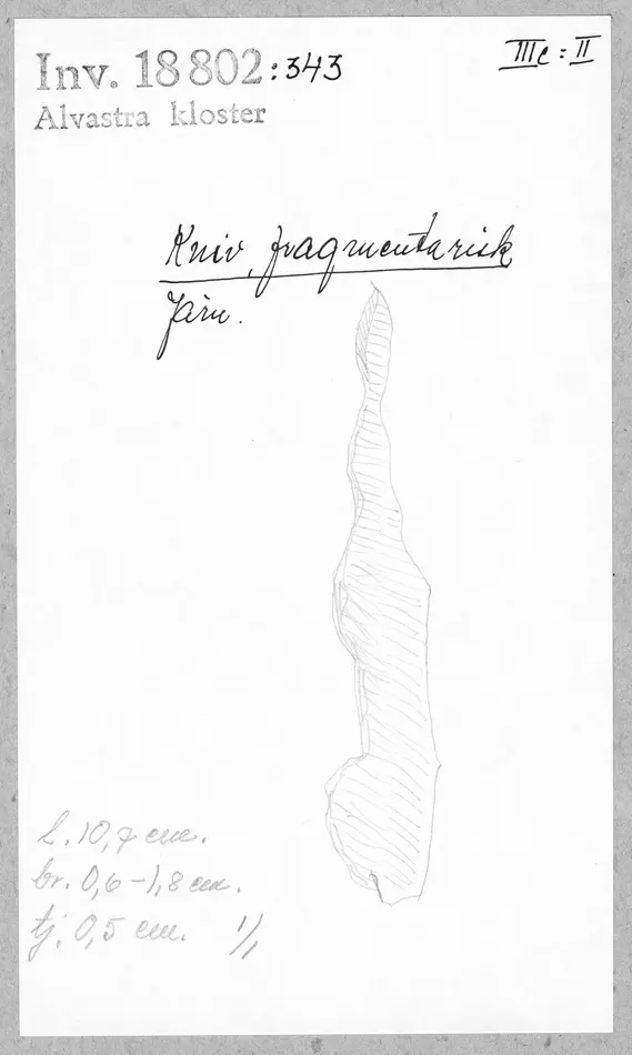 Bild på Kniv, Knivblad
