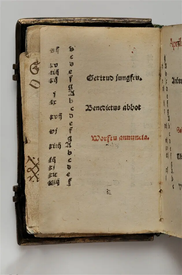 Bönbok, titel: "Någhra gudeligha böner utdragna aff then helga scrifft", tryckt hos Amund Laurentzon, Stockholm 1559.