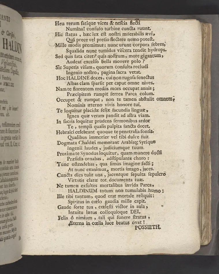 Guds barnas förträffeligste sälhet, at i lif och död blij påtänkt af sin Gud, i anledning af Nehem. XIII. 31. Uti en christelig lijkpredikan öfwer fordom högährewyrdige ... Olaus Haldin berömlig kyrkoherde wid kongl. Riddarholms församlingen i Stockholm, samt consistorii ecclesiastici dersammastädes assessor, när des andelöse lekamen uti bemelte kyrkia den 1. octob. MDCCXIII. til sin graf beledsagad blef, förestäld af ... Gustaf Adolph Humble. Stockholm, tryckt uti kongl. boktryckerij, och med egen bekostnad uplagd af Joh. Henr. Werner. 1714.