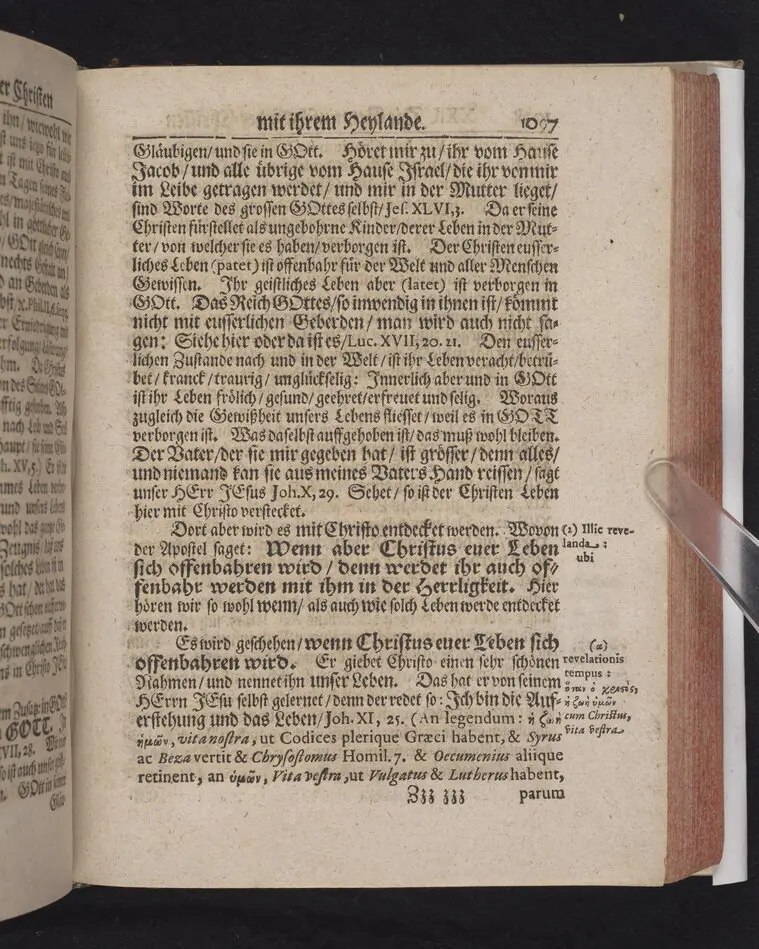 Die Gemeinschafft der Christen mit ihrem heylande im Sterben und im Leben ...