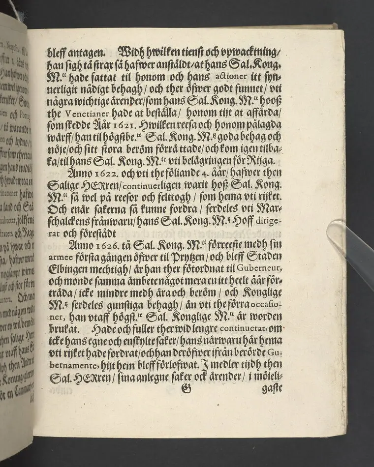 Lijkpredikan, öfwer... Herr Bengt Oxenstierna, Frijherre til Ekebyholm och Söderboo... Vthi Riddarholms Kyrckian, den 6. Augusti åår 1643. Så och en kort Relation, om then salige herrens stora förfarenhet och widt kring om werlden giorda resor... Tryckt aff Henrich Keyser 1644.