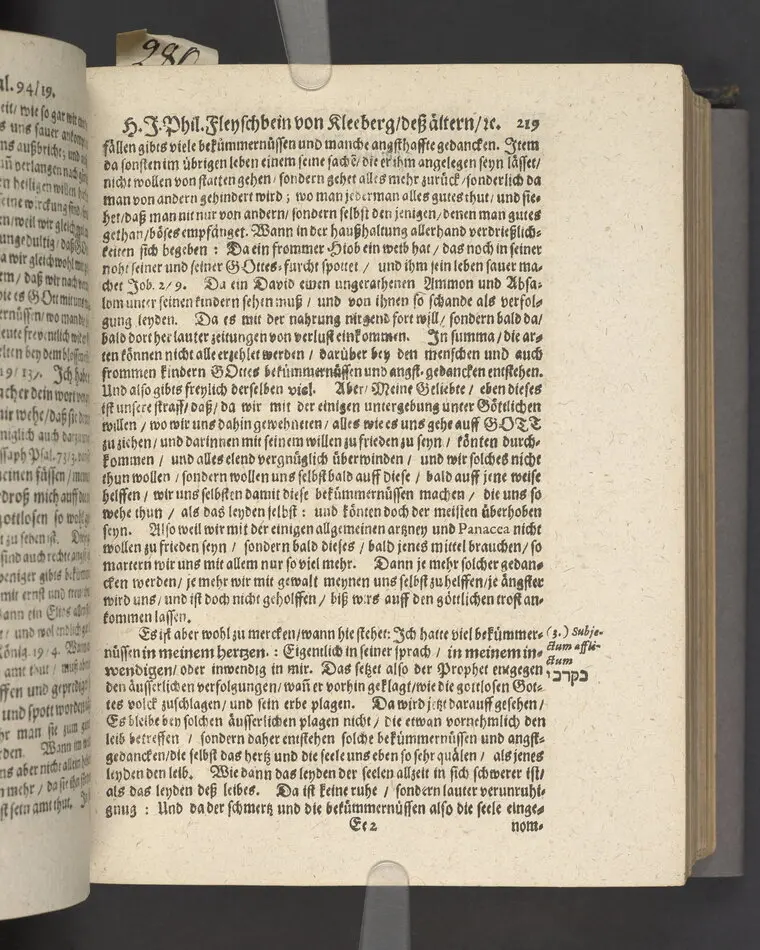 Likpredikan över Johann Philipp Fleyschbein von Kleeberg d.ä.