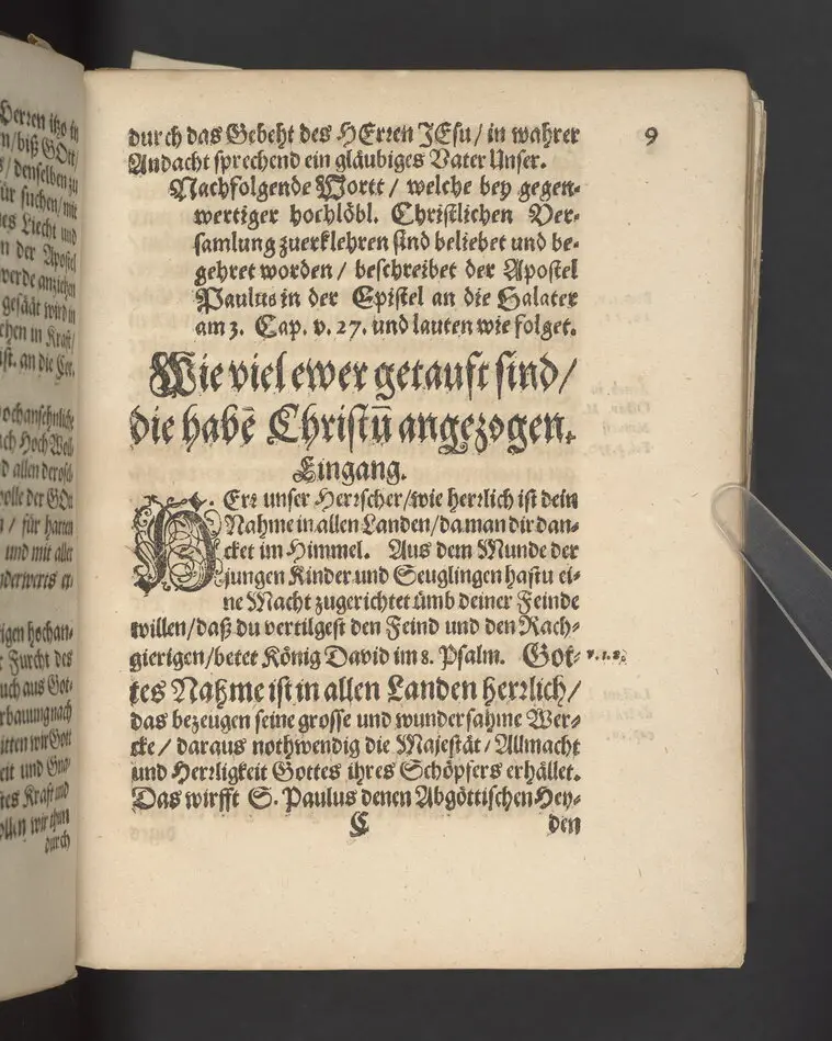 Die Kraft der heiligen Tauffe ... bey hochansehnlich-gehaltener Leichbegeignüß, des ... Herren Swante-Johan Horns, Frey-Herren zu Åminne ... ihrer Excellentz des ... Herren Bengt Horns, Frey-Herren zu Åminne ... Sohns, welcher den I. Februarii dieses 1671sten Jahres in Gott ... verschieden ... in einer Christl. Leichpredigt fürgestellet und erklehret durch Johannem Jacobum ...
