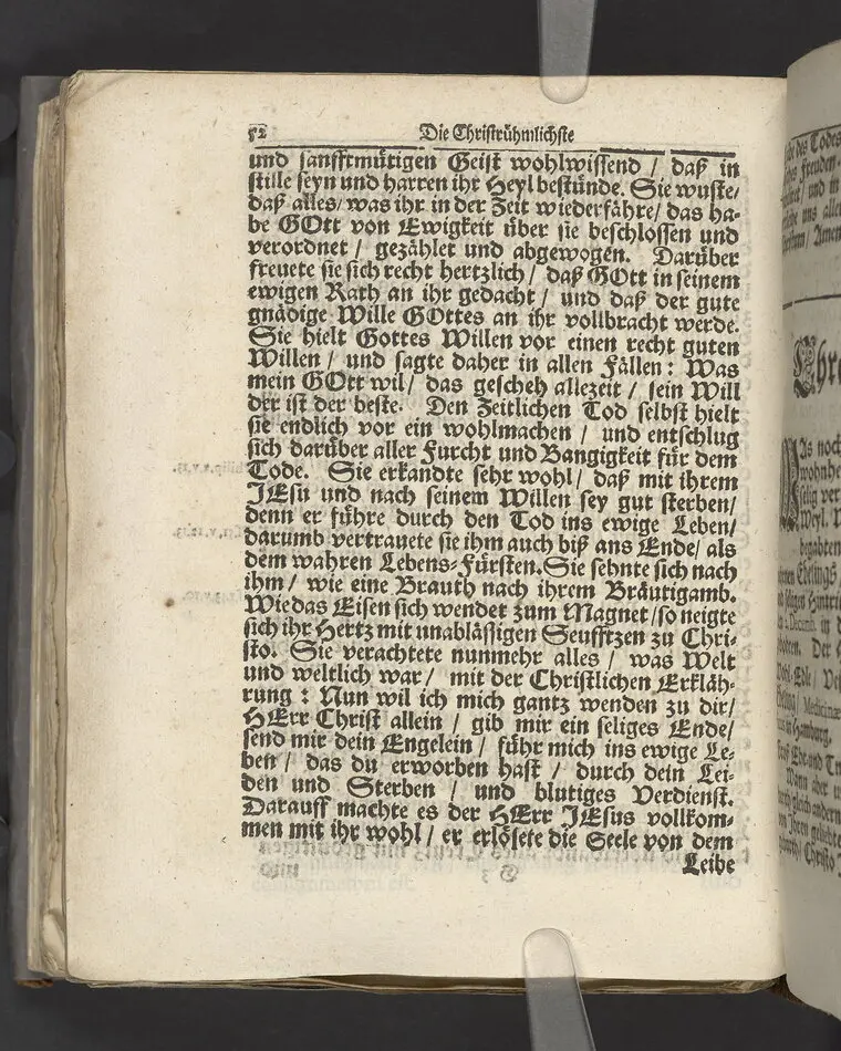 Die christruhmlichste Zufriedenheit, bey hoch-adelicher Beerdigung, an der ... Fr. Catharina Ebelings, des ... Hrn. Johann Albert Huswedels ... Fr. Wittwen, welche im Jahr 1693 ... den 26 Septembr ... in der Soldenauischen Kirchen, zu ihrer Ruhe-Stätte gebracht worden ... Fürgestellet von M. Aegidio Strauchen ... Stockholm, gedruckt bey Johan Billingsley.