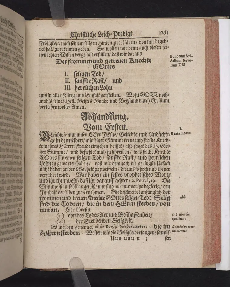 Frommer und getreuer Knechte Gottes seliger Todt/ sanffte Rast und herrlicher Lohn/ Bey Christlicher Leich-Bestatung Herr Johann Georg  Nicolai, weitberühmten Jcti, und Churfl. durchl. zu Sachsen ältesten Ober-consistorial- wie auch zu den Jülich- und Clevischen Successions-Sachen wohlbestellten Raths/ sel. am 25. Septemb. 1690. In der Kirchen zu St. Sophien aus Apoc. XIV, 13. erkläret.