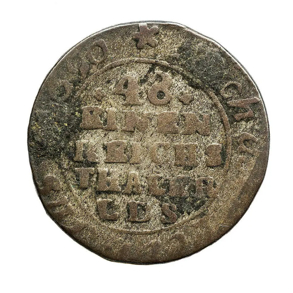 Mynt av silver. 48 einen Reichsthaler. 1763.