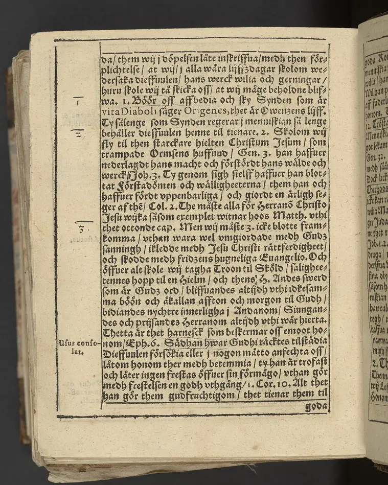 Een christelig lijkpredikning om the andelige fiender, med hwilka alla gudfruchtiga menniskior strijda måste ... Hwilken tå ... frw Maria Eliszabeth, Sweriges ... konunga dotter ... fördes til sin hwilokammar i Linckep[~]ing. Hållin är på thet fursteliga hwset Bråborg, then 18. januarij, åhr 1619. Aff Petro Jonæ Biugg ... Tryckt i Stockholm aff Oluff Oluffson. Anno 1620.