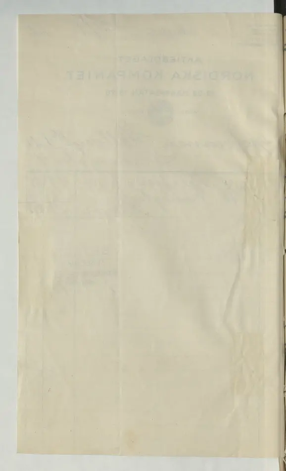 Kvitto från Aktiebolaget Nordiska Kompaniet, 1916