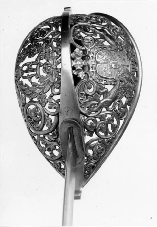 kavalleriofficerssabel m:1849 Livgardet till häst
