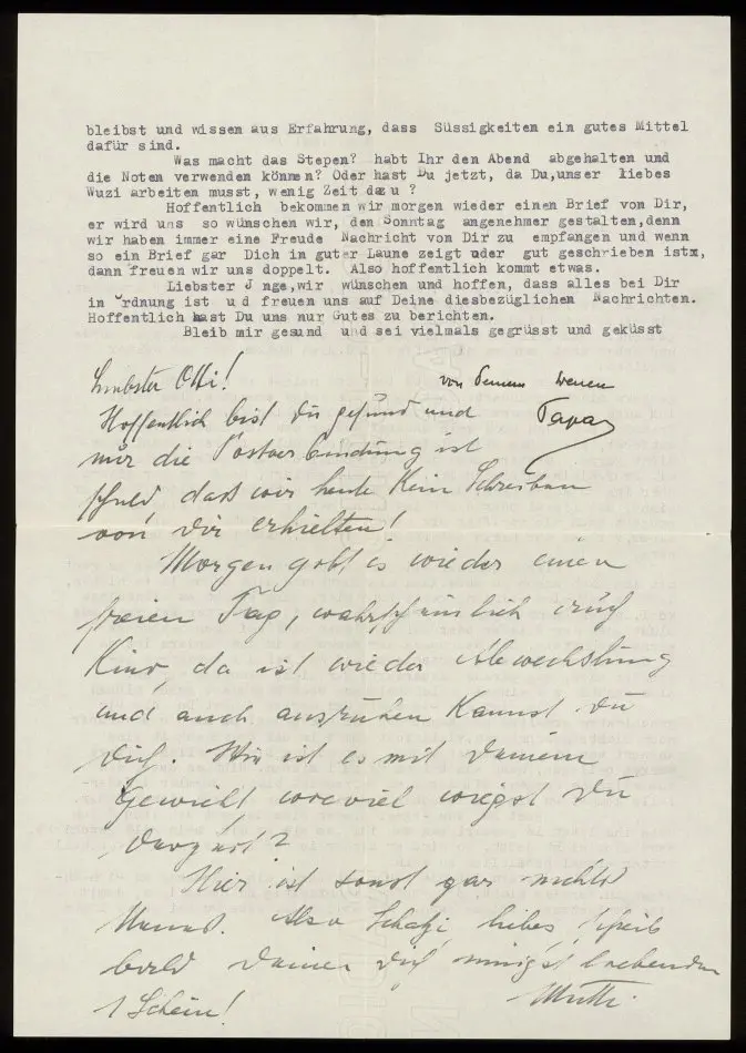 Brev från Elise och Josef Ullmann 1939-05-06