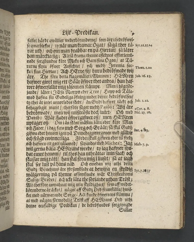 I.N.J. Status denatorum, the afsomnade dödas tilstånd, uthi een chtisteligh lijkpredijkningh,, öfwer ... herr Niels Erickzson Bergudd, fordom hauptmann öfwer ... hwilken i herranom afsomnade uti Malar sochn på sin egen swärd i Solfmo den 3. maij anno 1680 ... framstält ... aff Olavi Magni Arenio .