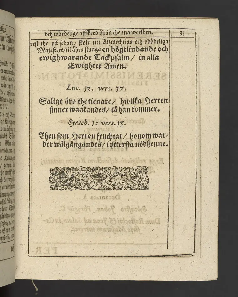 Agon regius, konglige Majesteetz till Swerige etc. H. Johans III... dödzkamp... Anteknat förste gången... på latiniskt språk... Dn. Jona Petri Nericio... Men nu... besmyckiat... medh Threnodia dramatica och... Drotningz Gunilæ epithaphijs... ich en... oration om... konungens... leffwerne... authore, Sylvestro Johan. Phrygio... Holmiæ A.C. 1620.