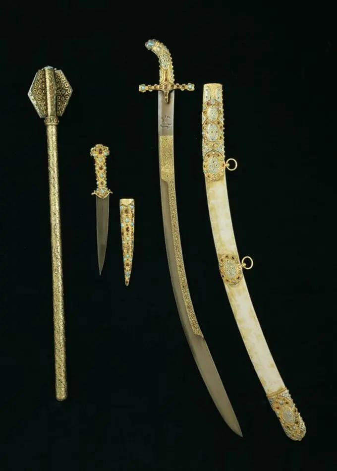 Dolk, jambyiah, turkiskt kulturområde, 1600-talets början.