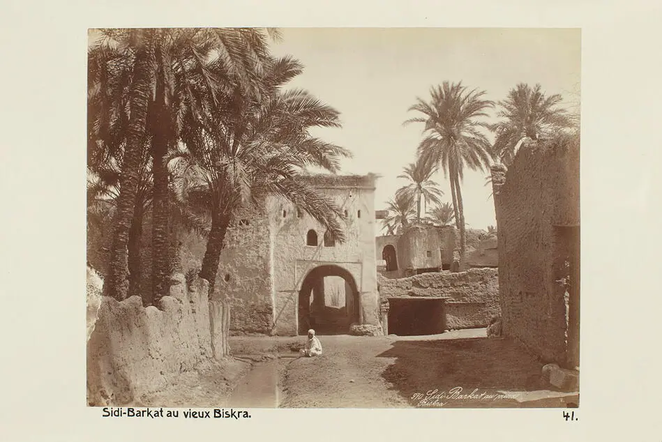 Bild på Fotografi. Sidi-Barkat i gamla Biskra, Algeriet.