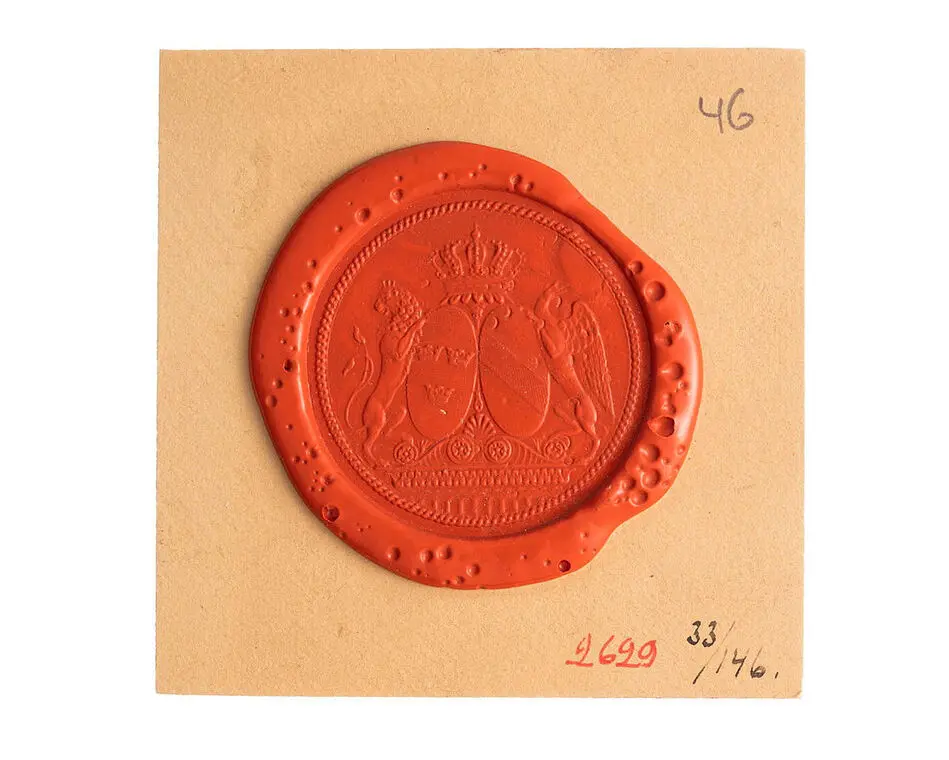 Sigillstamp för drottning Fredrika av Sverige (1781-1826) 1797-1809.