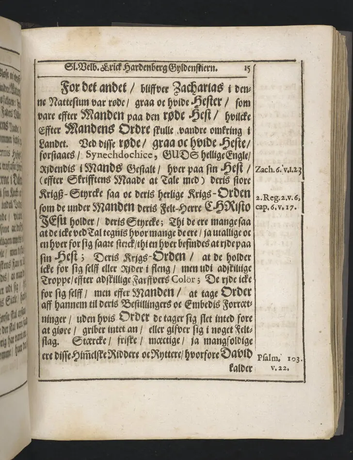 Guds börns stora bitterhed i denne jordiske fred... Da den erlig oc velbiurdig mand, Erick Hardenberg Gyldenstiern. Herre til Svanholm oc Karssholm... udi vor Frue Kircke udi Ydsted bleff bestädiget den 23 Januarij anno 1666. Oc forklaret aff Hans Hanssøn Resener... Tryckt i Malmø, aff Vitus Haberegger, aar 1667.