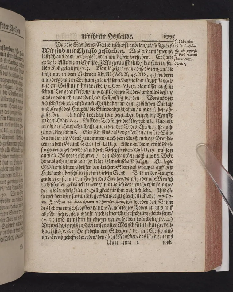 Die Gemeinschafft der Christen mit ihrem heylande im Sterben und im Leben ...
