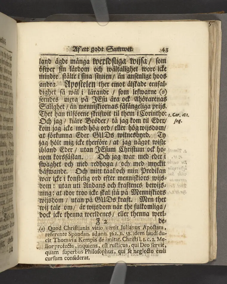 Gloriatio christiana, det är, en christelig berömelse af ett godt samwet. Hwilken den helige apostelen hafwer föreskrifwit; fordom kongl. may:ts tro-tienare ock Norkiöpings stads politie-borgmästare ... Carl Johansson altid älskat; och wid des jorde-färd uti en folckrijk församling den 23 febr. år 1708. allom christnom til efterdöme lemnat Petrus Asp ... Stockholm, tryckt, uti kongl. boktryckerie hos Joh. H. Werner, 1709.