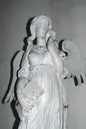 skulptur, ängel