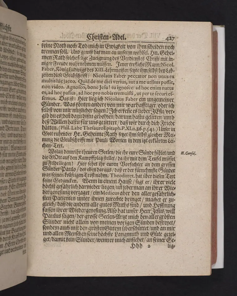 Der Vortrefflichste Christen-Adel/ In einer Christlichen Leichen-Predigt/ Tages vorher/ ehe Des ... Herrn Friedrichs von Werthern ... Der Röm. Käyserl. Maj. und des Heil. Röm. Reichs Erb-Cammer-Thürhüters .. Am 21. Decembr. 1686. Selig-verblichener Leichnam von Dreßden aus nacher Cölleda ... zu seinem Erb-Begräbnüß gebracht zu werden/ abgeführet worden.