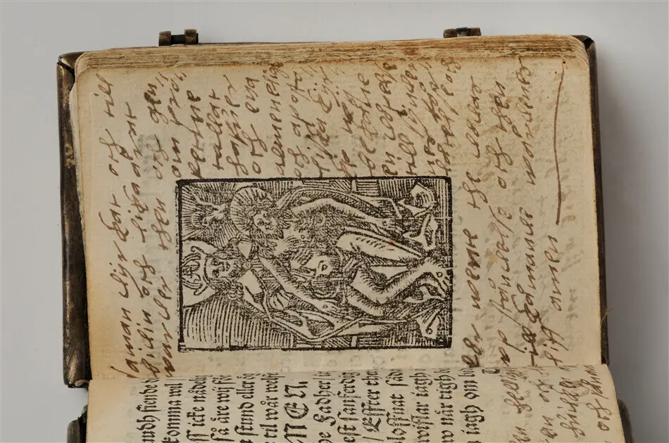 Bönbok, titel: "Någhra gudeligha böner utdragna aff then helga scrifft", tryckt hos Amund Laurentzon, Stockholm 1559.