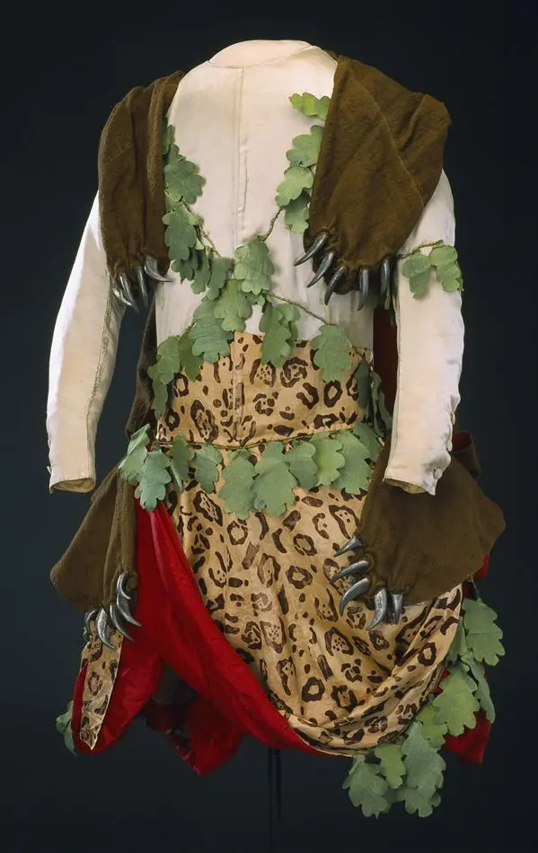 "En Wildes Klädning", hertig Karls dräkt från Dianas fest 1778.