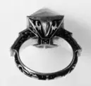 Karl IX:s kröningsring, etui nr 1168.