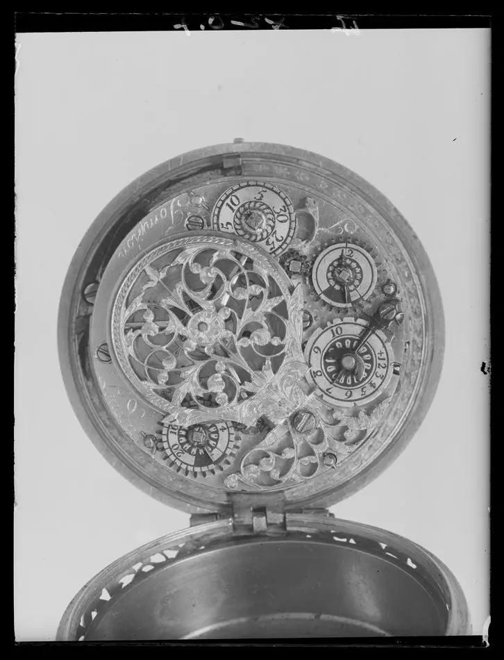 Urverk, signerat Thomas Tompion, London, ca 1680.