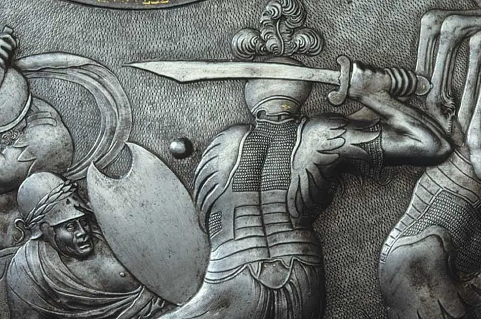 Sköld till Erik XIV:s paradrustning.