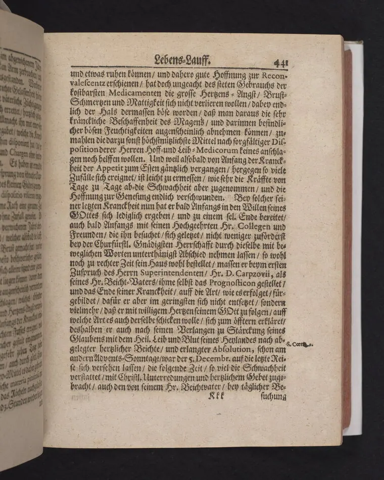 Der Vortrefflichste Christen-Adel/ In einer Christlichen Leichen-Predigt/ Tages vorher/ ehe Des ... Herrn Friedrichs von Werthern ... Der Röm. Käyserl. Maj. und des Heil. Röm. Reichs Erb-Cammer-Thürhüters .. Am 21. Decembr. 1686. Selig-verblichener Leichnam von Dreßden aus nacher Cölleda ... zu seinem Erb-Begräbnüß gebracht zu werden/ abgeführet worden.