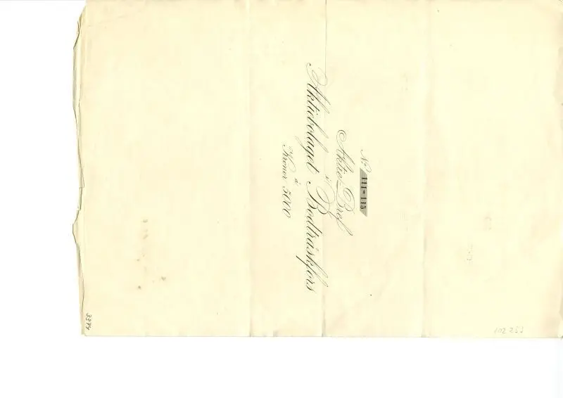 AKTIE-BREF No 111-115 Kr 5000 AKTIEBOLAGET BODTRÄSKFORS