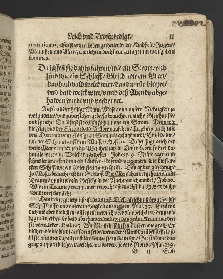 Ein Klagrede, über dem seligen und christlichen Abschied ... desz ... Herrn Wilhelens, Landgraffen zu Hessen, Graffen zu Catzenelnbogen ... anno 1592 ... Gehalten den 10. septembris in der Newenstatt zu Cassel, durch Johannem Strackium ... Gedruckt zu Marpurg, durch Paulum Egenolff, im Jahr, MDXCIII.