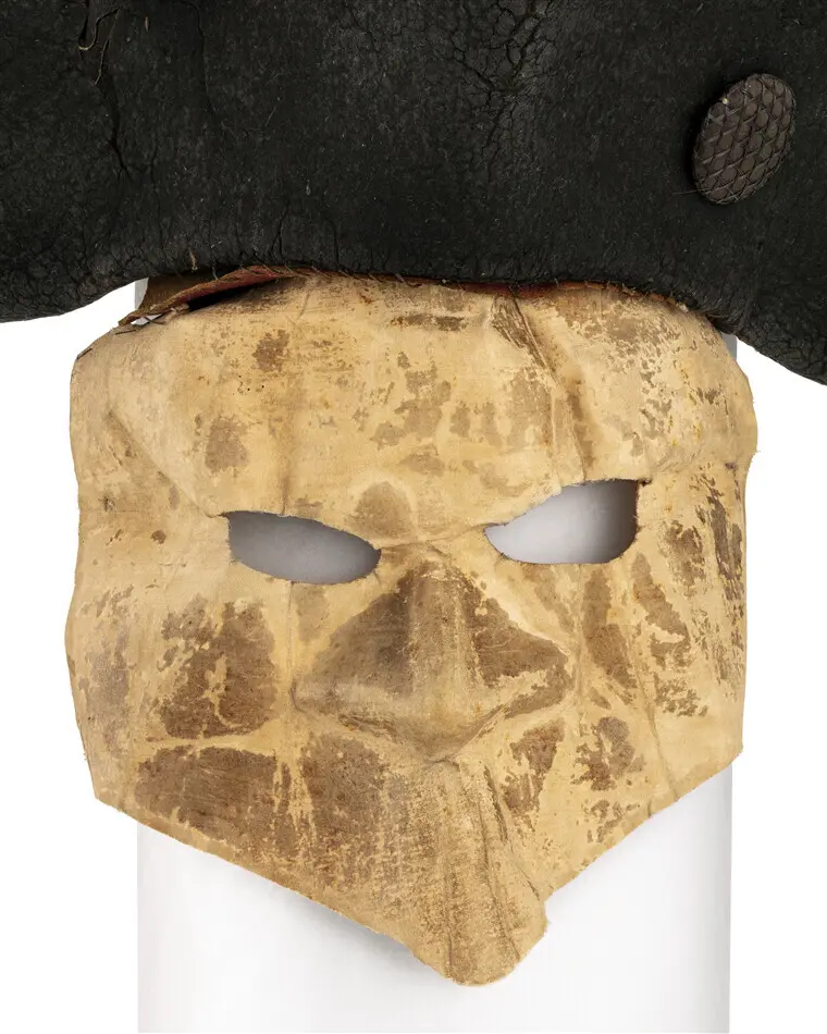 Mask till Gustav III buren vid operamaskeraden den 16 mars 1792.