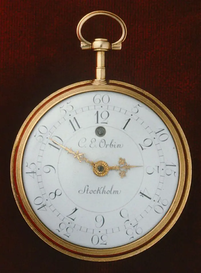 Fickur, signerat C. E. Orbin, Stockholm ca 1780.