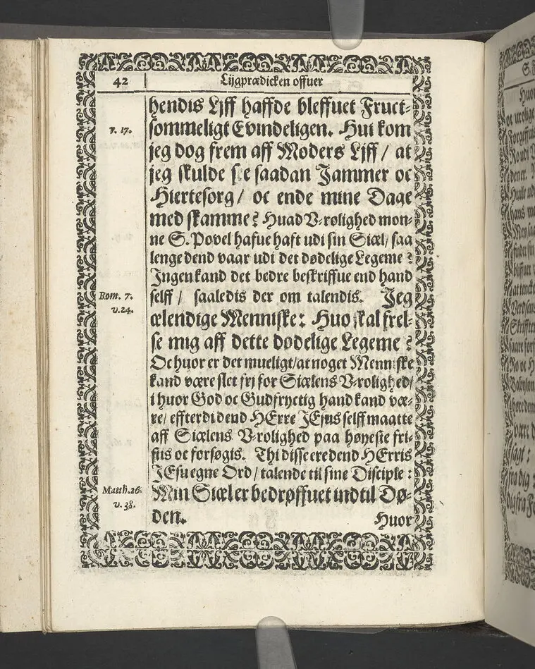 Likpredikan över Margrete Rosenkrantz