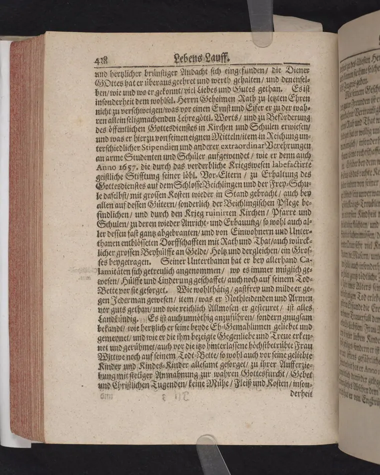 Der Vortrefflichste Christen-Adel/ In einer Christlichen Leichen-Predigt/ Tages vorher/ ehe Des ... Herrn Friedrichs von Werthern ... Der Röm. Käyserl. Maj. und des Heil. Röm. Reichs Erb-Cammer-Thürhüters .. Am 21. Decembr. 1686. Selig-verblichener Leichnam von Dreßden aus nacher Cölleda ... zu seinem Erb-Begräbnüß gebracht zu werden/ abgeführet worden.