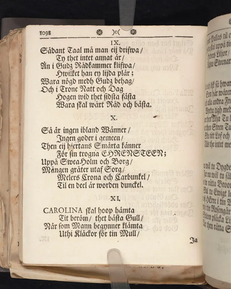  EEn rättsinnig Christens lijfs och döds ähre-minne/ Tå/ för thetta/ hans Kongl. May:tz tromans/ och högtberömlig lagmans öfwer hertigdöm: Skåne och Blekingen/ Then högwälborne baronens Hr. Lars Erensteens döda lekamen/ uthi många höga och förnäma personers närwaro/ medh wanlige kyrckio ceremonier, i jorden/ uthi S. Jacobs kyrckia i Stockholm/ nedersattes/ och samma högtansenliga begrafningz-act, medh wederbörlig åminnelse/ sedermera wid Kongl. Carolinska Academien, blef wördat/ I skyldigst och redobognast ihågkommelse/ Wälment i hast framstält/ och utdelt widh Parentation af en/ ibland/ Högwälborne Sal. Baronens och Lagmans/ i des lifstid/ trogna och redeliga wördare I. Lund.