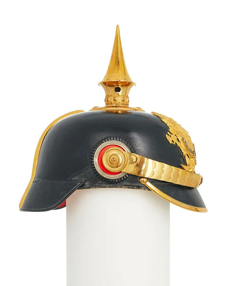Kask för "Das Füsilier Regiment Königin Viktoria von Schweden, Pommersches nr 34, Stettin".