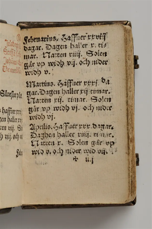 Bönbok, titel: "Någhra gudeligha böner utdragna aff then helga scrifft", tryckt hos Amund Laurentzon, Stockholm 1559.