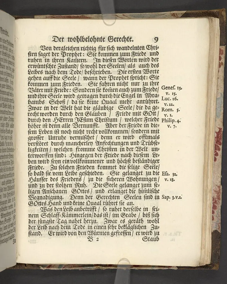 Der wohlbelohnte Gerechte, als der Weyland wohl-ehrenveste ... Diedrich von der Liedt, wohlbenahmter Kauff- und Handels-Mann in dieser königlichen Residentz-Stad Stockholm, und der hiesigen löblichen deutschen Kirchen wohlverordneter Eltester und Vorsteher, den 22. April, im Jahr Christi 1700. in der St. Nicolai Kirchen, bey volckreicher Versamlung, ansehnlich zur Erden bestetiget worden, fürgestellet aus dem 16. und 17. Versickeln des 5. Capitels des Buchs der Weiszheit, von M. Ægidio Strauchen ... Stockholm, gedruckt bey Olao Enæo, königl. Antiq. Arch. Buchdr.
