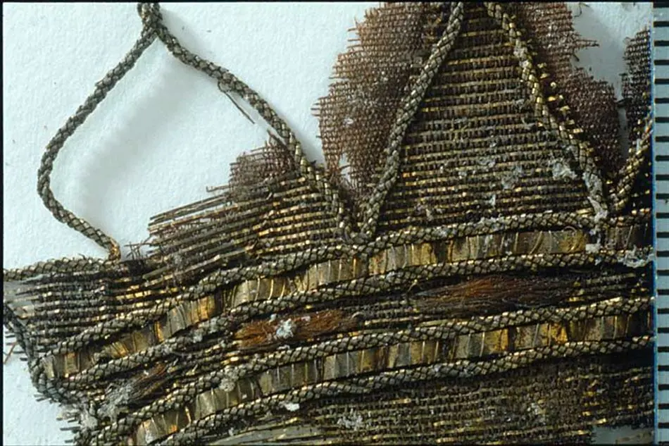 Fragment från Kristinas grav i Peterskyrkan i Rom.