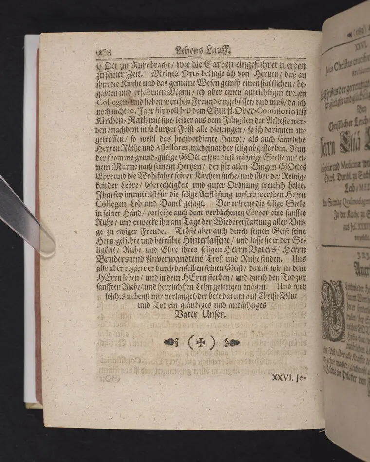 Frommer und getreuer Knechte Gottes seliger Todt/ sanffte Rast und herrlicher Lohn/ Bey Christlicher Leich-Bestatung Herr Johann Georg  Nicolai, weitberühmten Jcti, und Churfl. durchl. zu Sachsen ältesten Ober-consistorial- wie auch zu den Jülich- und Clevischen Successions-Sachen wohlbestellten Raths/ sel. am 25. Septemb. 1690. In der Kirchen zu St. Sophien aus Apoc. XIV, 13. erkläret.
