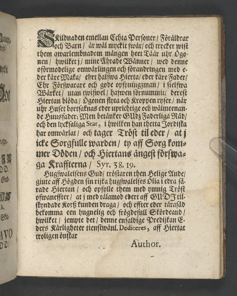 I.N.J. Status denatorum, the afsomnade dödas tilstånd, uthi een chtisteligh lijkpredijkningh,, öfwer ... herr Niels Erickzson Bergudd, fordom hauptmann öfwer ... hwilken i herranom afsomnade uti Malar sochn på sin egen swärd i Solfmo den 3. maij anno 1680 ... framstält ... aff Olavi Magni Arenio .