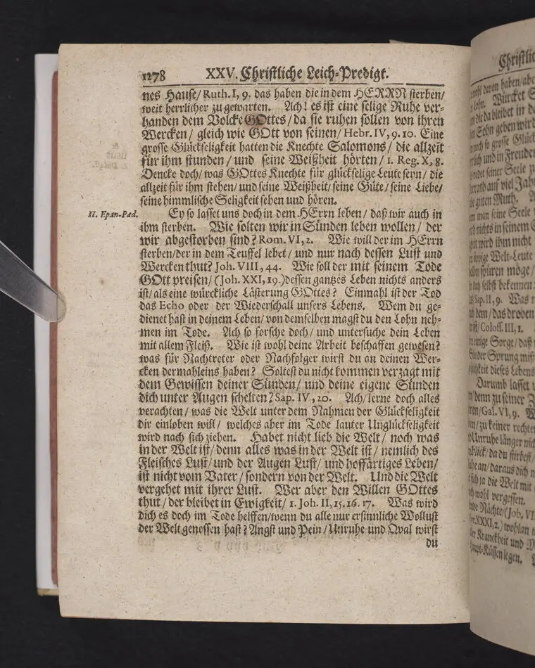 Frommer und getreuer Knechte Gottes seliger Todt/ sanffte Rast und herrlicher Lohn/ Bey Christlicher Leich-Bestatung Herr Johann Georg  Nicolai, weitberühmten Jcti, und Churfl. durchl. zu Sachsen ältesten Ober-consistorial- wie auch zu den Jülich- und Clevischen Successions-Sachen wohlbestellten Raths/ sel. am 25. Septemb. 1690. In der Kirchen zu St. Sophien aus Apoc. XIV, 13. erkläret.