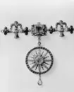 Ordenstecken, klenod, Jehovaorden, Sverige, tillverkad av Antonij Groot d.ä., Stockholm 1606, Troligen buren av Karl IX vid kröningen i Uppsala 1607-03-15.