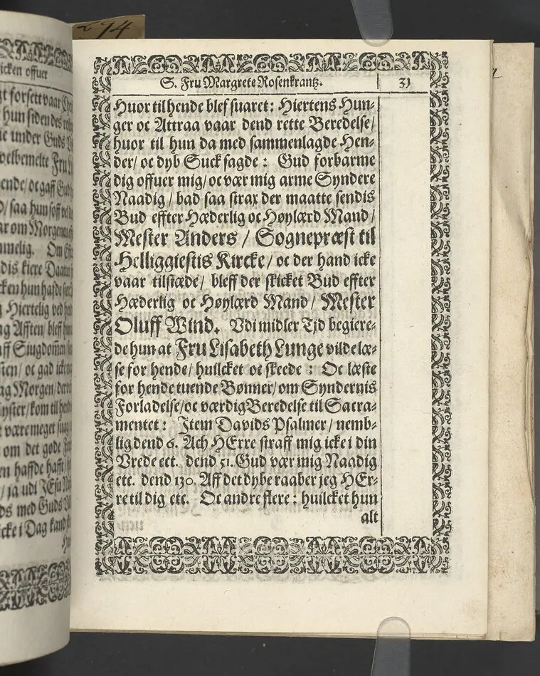 Likpredikan över Margrete Rosenkrantz
