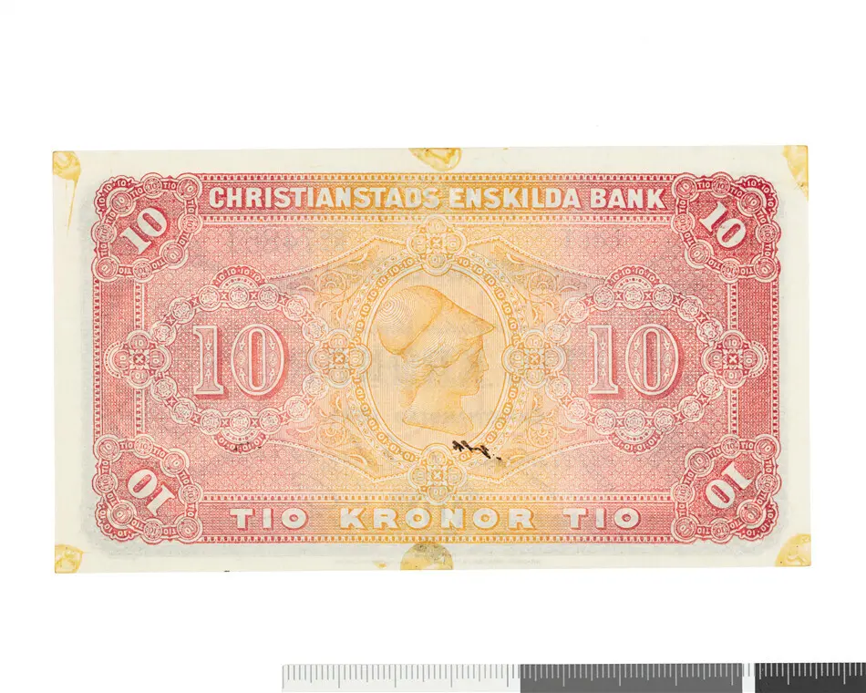 Christianstads Enskilda Bank - Tio kronor