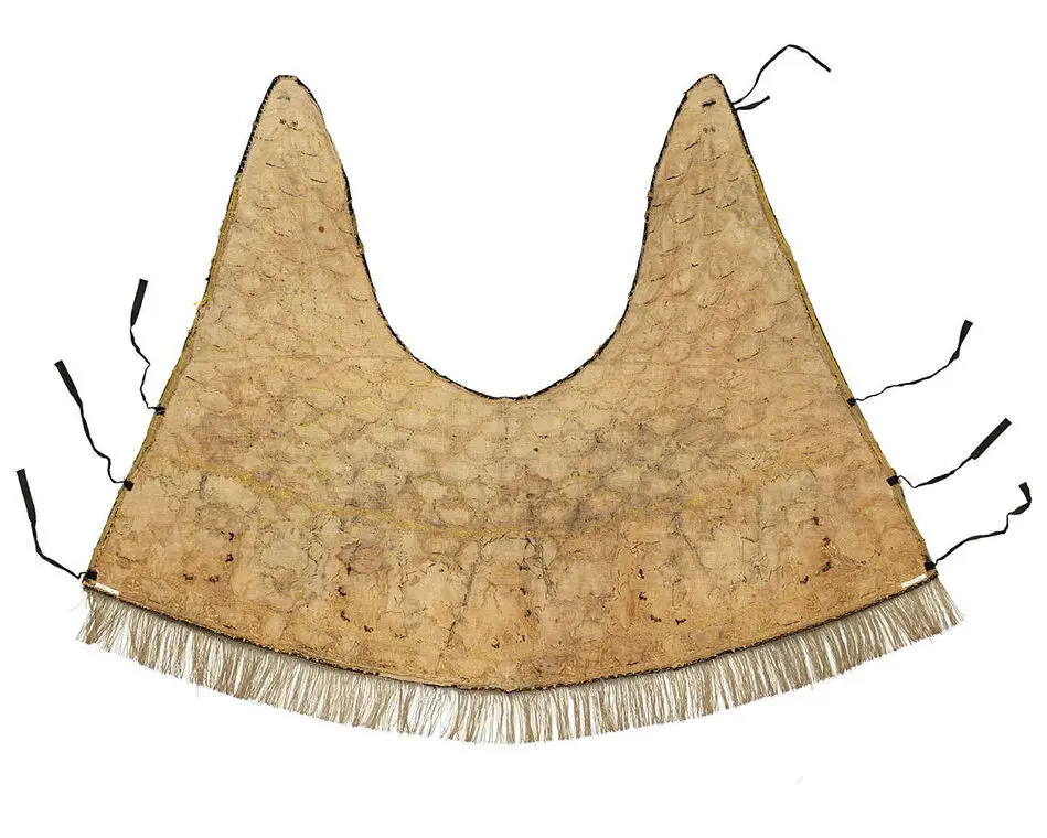 Bogstycke, hör till Kyritzryttarens utrustning, vilken ingick i Karl X Gustavs begravningståg den 4 november 1660.