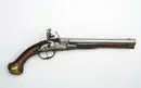 Flintlåspistol m: 1717 för Livskvadronen, Sverige (avkortad), tillverkad i Örebro.